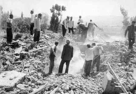 تصاویر زلزله بوئین زهرا - 1341 - قزوین
