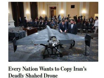 روزنامه آمریکایی THE WALL STREET JOURNAL:  همه کشورها می خواهند پهباد مرگبار شاهد ایرانی را کپی و مونتاژ کنند